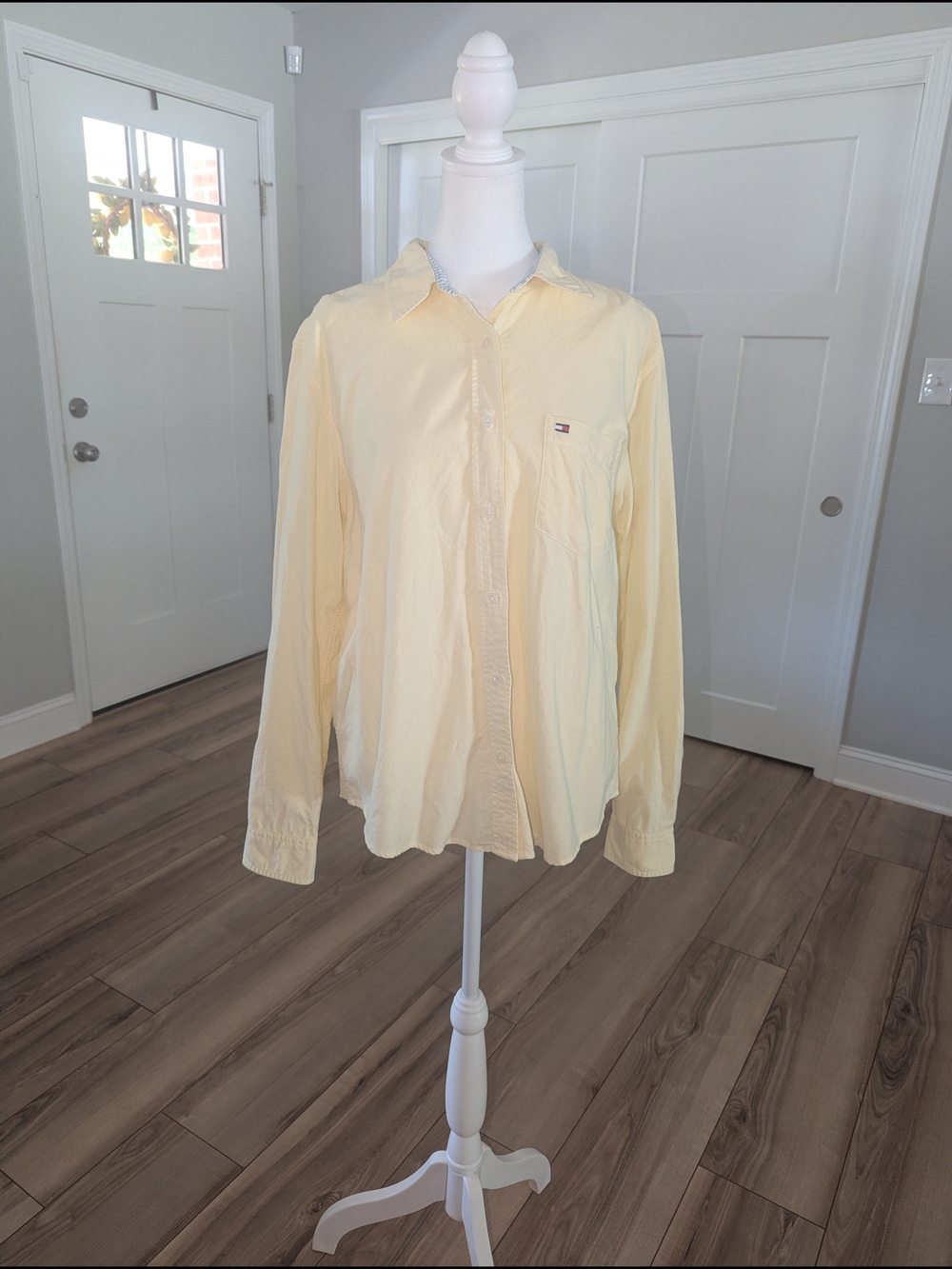 Tommy Hilfiger Light Yellow Classic Oxford Button-Down Shirt